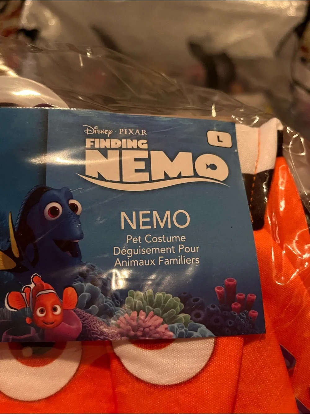 Finding Nemo Orange Clownfish dog Costume